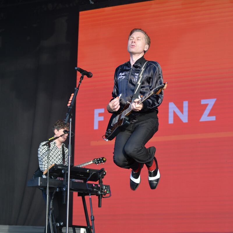 Franz Ferdinand at Forest Fest. Photograph: Brian Bastick