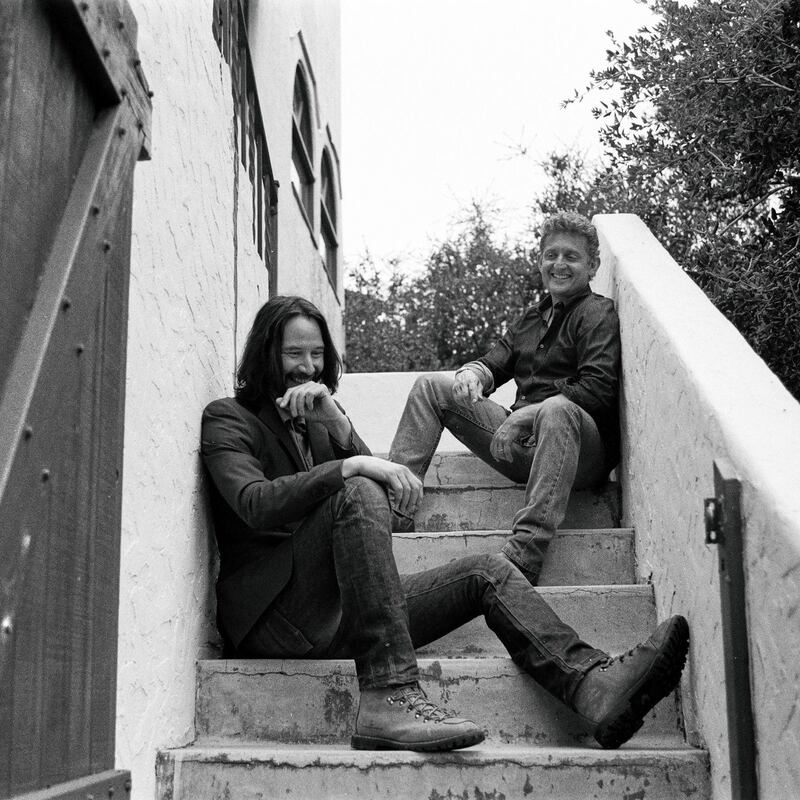Keanu Reeves and Alex Winter. Photograph: Magdalena Wosinska/New York Times