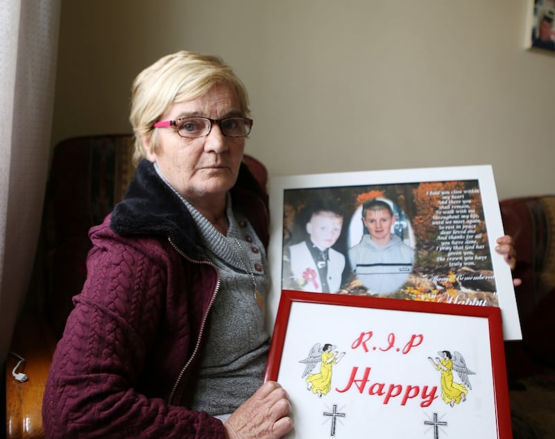 Mary Kelly, whose son Richard ‘Happy’ Kelly was murdered in April 2006. Photograph: Liam Burke/Press 22