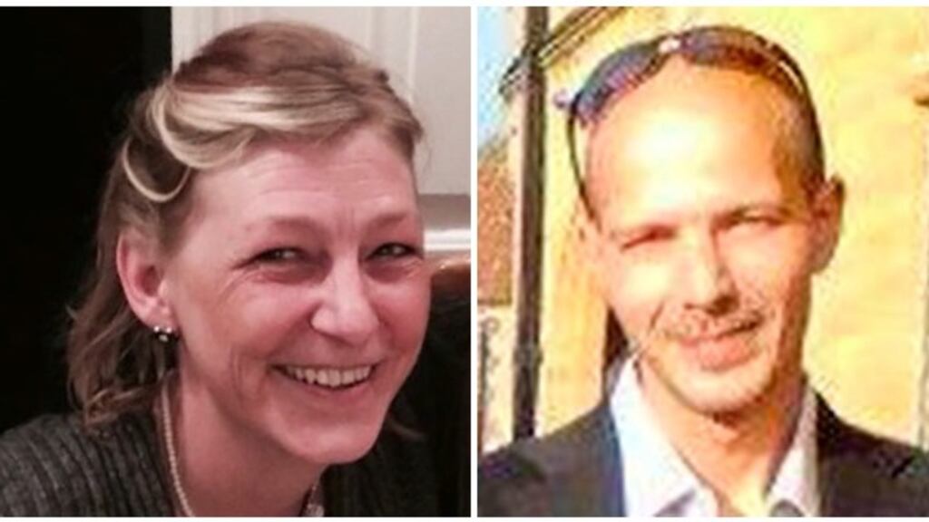 Dawn Sturgess, who has died as a result of Novichok poisoning, and Charles Rowley – who is no longer in a critical condition.