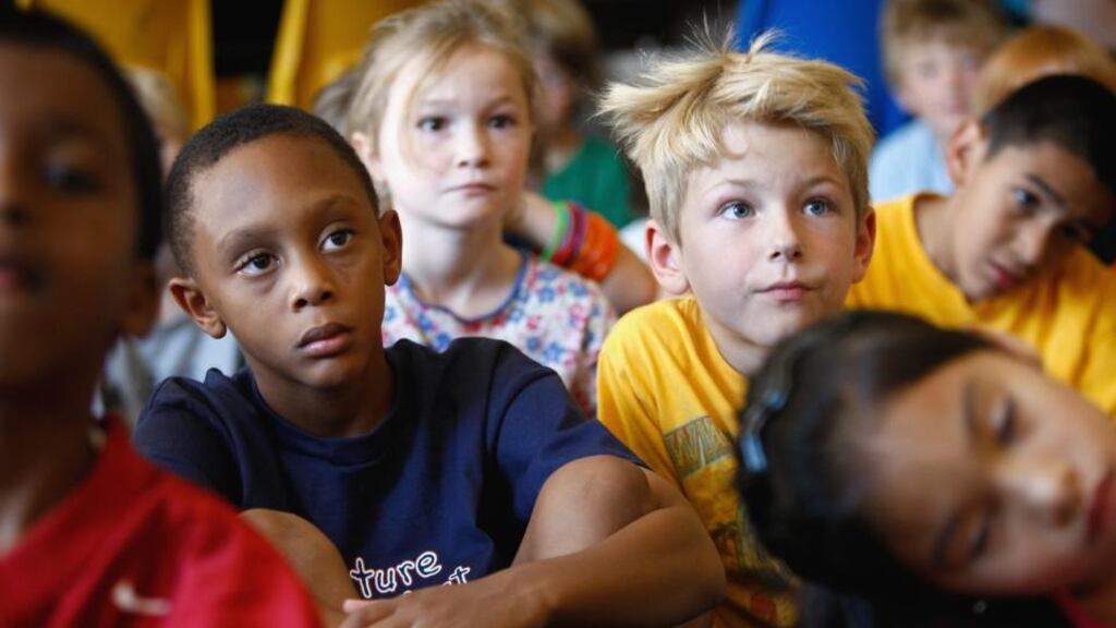 Research findings are mixed as to whether small schools produce better educational outcomes than larger ones. While they do allow for more personal attention, they are also associated with professional isolation and curriculum delivery challenges. File photograph: John Moore/Getty Images