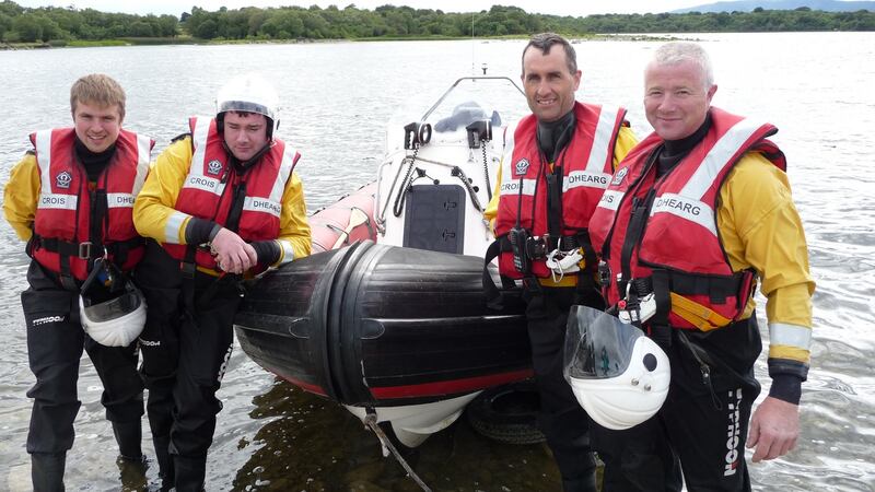 Crew of Corrib and Mask Search and Rescue team are hoping for a good response to their virtual fundraising raffle on New Year’s Day.