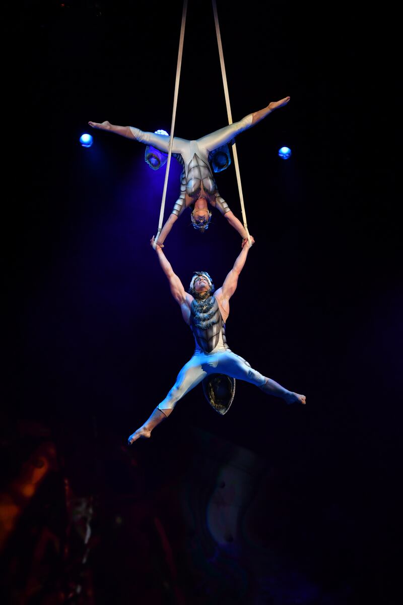 Cirque du Soleil employs more than 4,000 people, including 1,200 artists of 80 nationalities