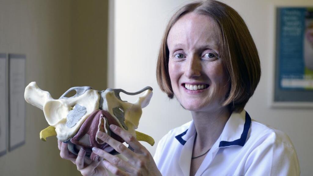 Clare Daly in the Coombe Women and Infants University Hospital. Photograph: Dave Meehan