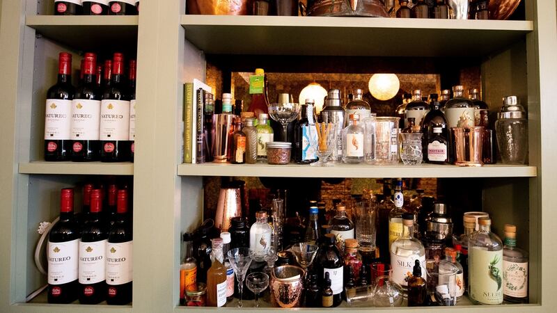 Drinks at the Virgin Mary Bar. Photograph: Tom Honan, The Irish Times