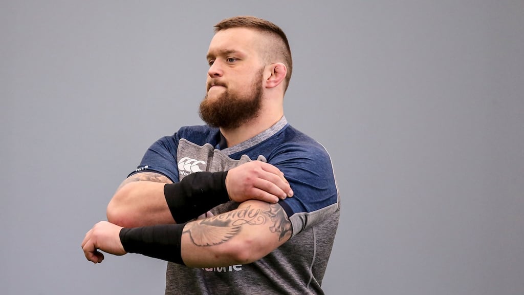 Andrew Porter is keeping himself fit and healthy ahead of a return to rugby. Photo: Mathew Johnson/Inpho