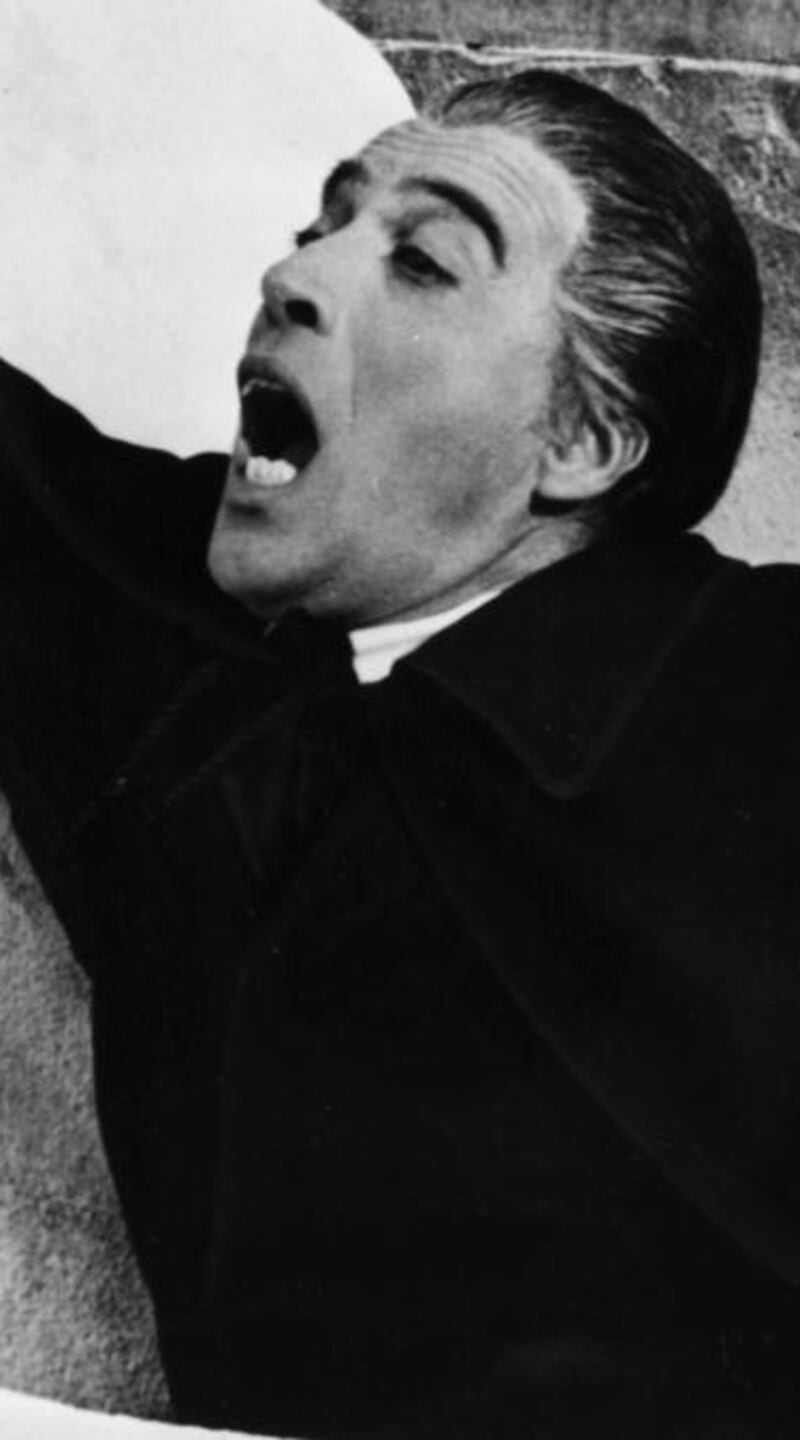 Christopher Lee as Dracula. Photograph: Keystone/Getty