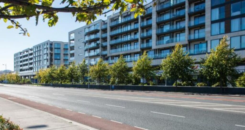The 270 apartments at Rockbrook are opposite the Luas station in Sandyford