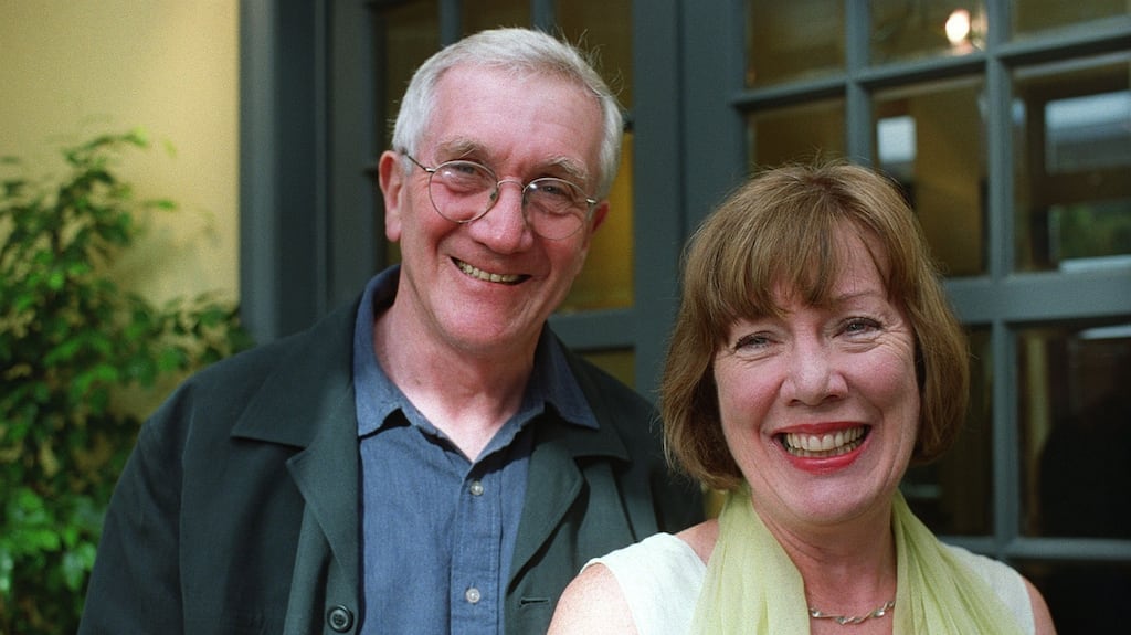 Friends of Dublin Theatre Festival: Fergus and Rosaleen Linehan in 2000. Photograph: Brenda Fitzsimons