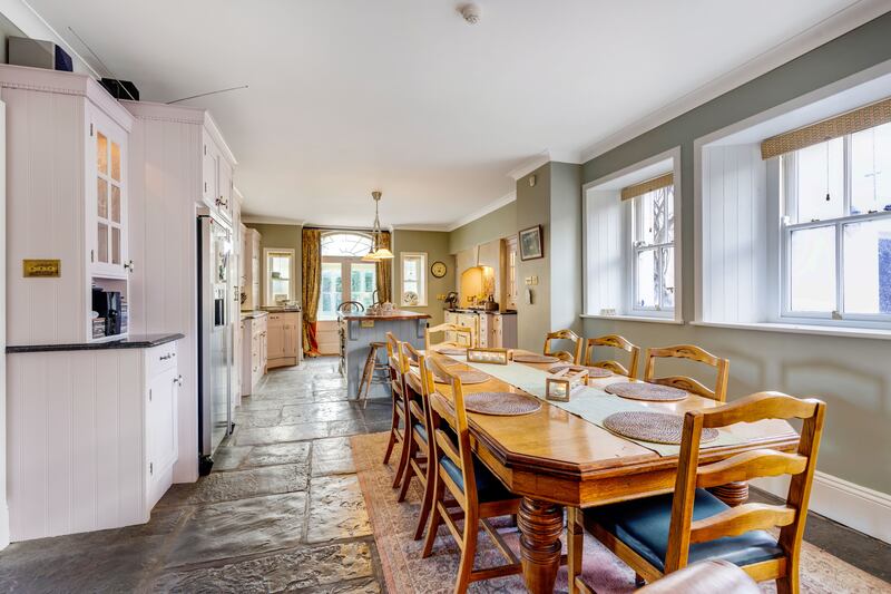 Kitchen and informal dining area
