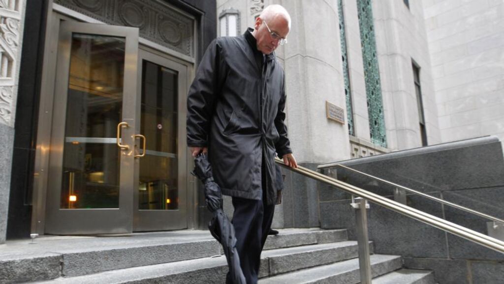 File photograph of former Anglo Irish Bank chief executive David Drumm has been denied a write-off of more than €10 million in debts by a judge at a US bankruptcy court.