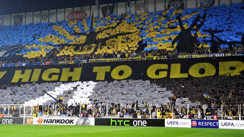 Fenerbahce supporters during a Europa League match against Benfica in 2013 in Istanbul. Photograph: Ozan Kose/AFP/Getty Images