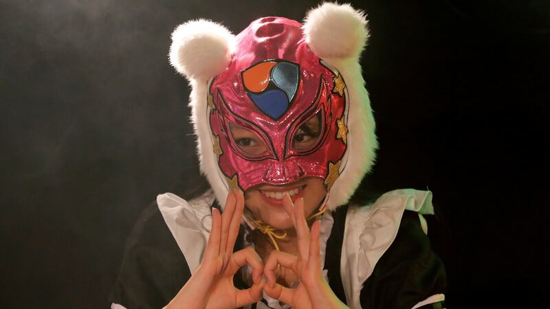 The Virtual Currency Girls’ debut single, ‘The Moon, Cryptocurrencies and Me’, warns against fraudsters and urges people to ensure they are secure online. Photograph: Kim Kyung-Hoon/Reuters