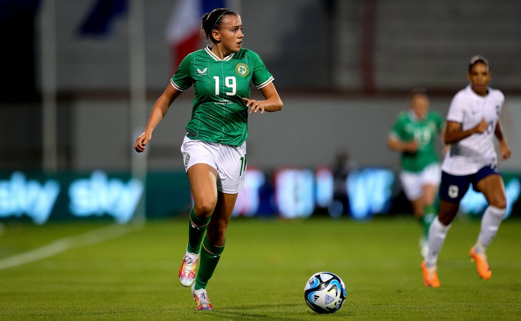 Ringsend's Abbie Larkin is active in the community despite being only 18, the band said. Photograph: INPHO/Ryan Byrne