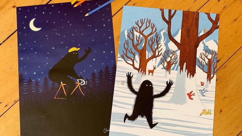 Illustrations from The Baby Beast.