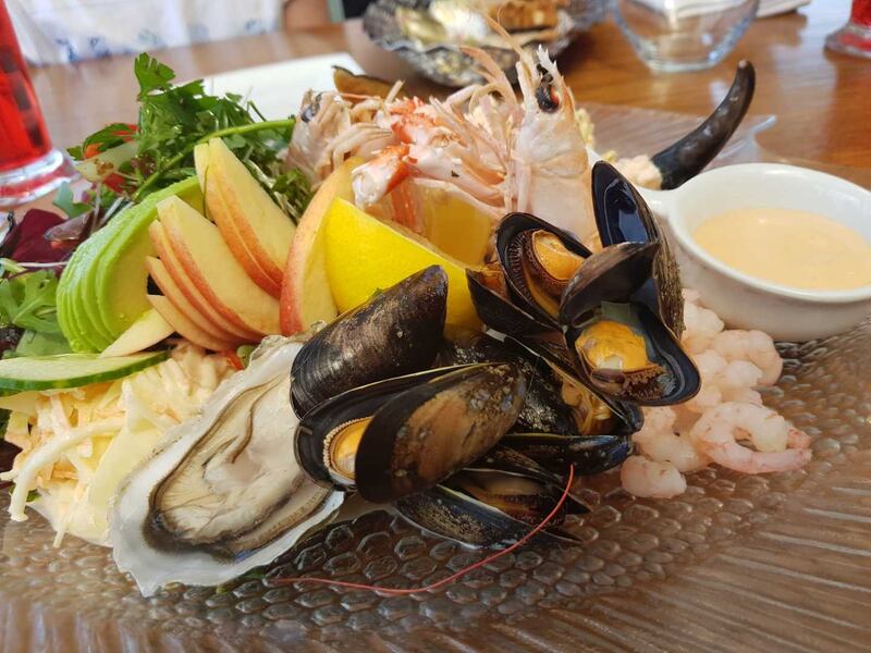 The heaving seafood platter at The Smuggler’s Inn, Waterville, Co Kerry.