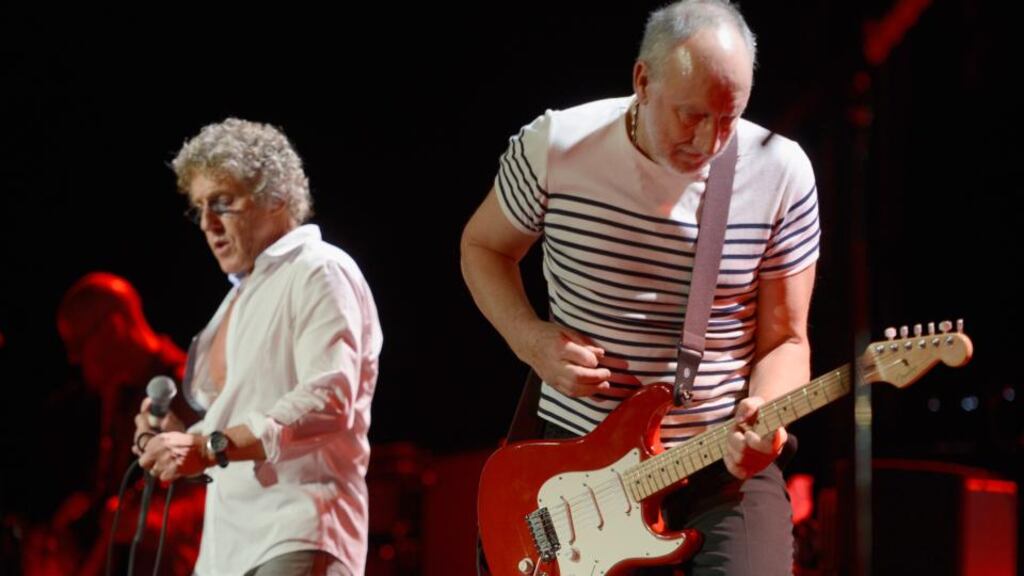 Roger Daltrey and Pete Townshend of The Who, who play Dublin's O2 on Saturday, June 8th