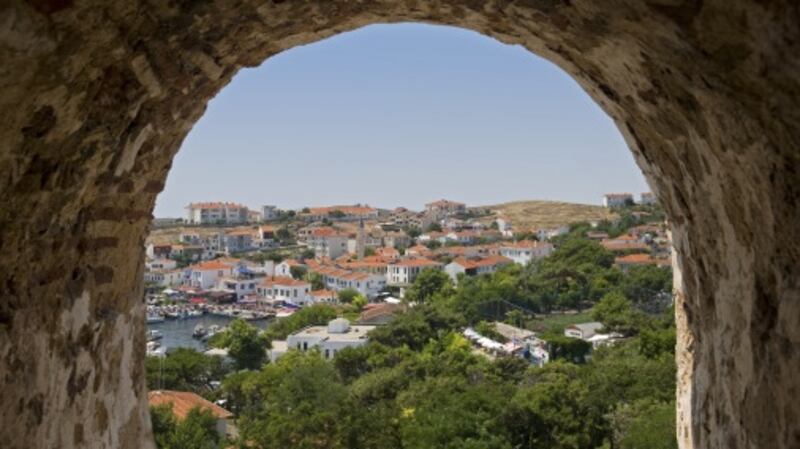 Bozcaada from castle.