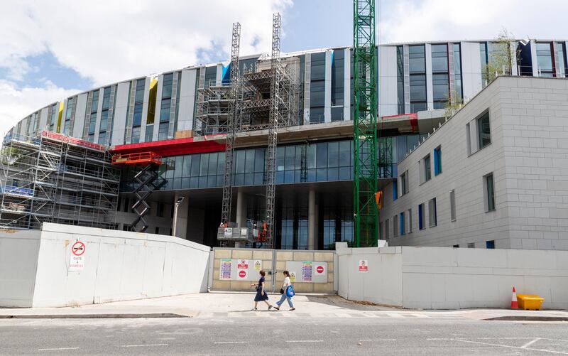 The new national children's hospital site has yet to be completed. Photograph: Colin Keegan/Collins Dublin