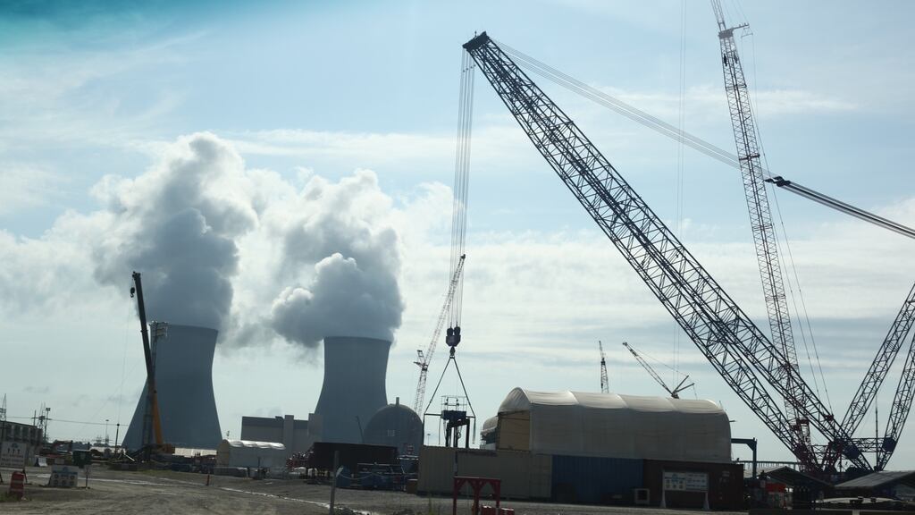 Vogtle nuclear power plans near Waynesboro, Georgia in the US. A Democrat-led committee says that in the rush to transfer technology to the Saudis Trump aides may have violated regulations. Photograph: Pallava Bagla/Corbis via Getty Images