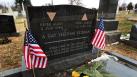 It’s a dog’s life among graves in Washington cemetery