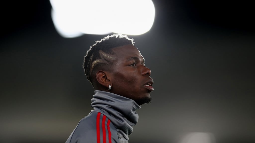 Paul Pogba will not play for Manchester United on Saturday. Photograph: Getty Images