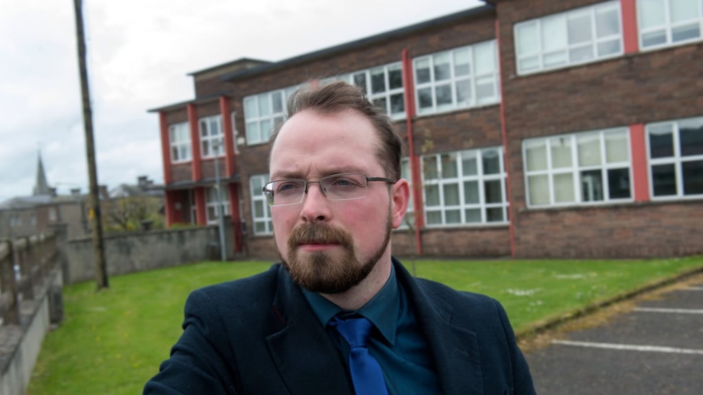 Richard Terry, ASTI member, said a third of members left his local branch during the union's dispute last year. Photograoh: Michael Mac Sweeney/Provision