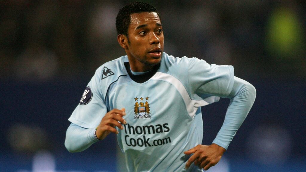 Former Manchester City player Robinho has been sentenced to nine years in prison for sexual assault in Milan. Photo: Getty Images