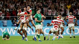 Sporting upsets: Japan light the blue touch paper as Ireland slowly wilt