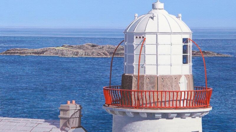 Detail from ‘Rock Island Light, Co Cork’ by John Doherty