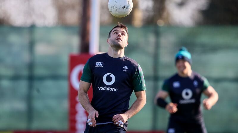 Conor Murray’s boxkicking will need to improve against the Scots and Stuart Hogg. Photograph: Ben Brady/Inpho