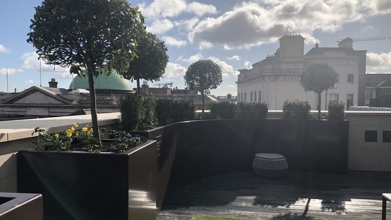 The Rock Star Suite has a large roof terrace that could host a party of 40.