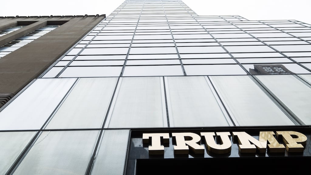 Trump Tower on Fifth Avenue in Manhattan: an investigation into the property holdings of Donald Trump found complex partnerships and debts of at least $650 million – double the amount to be gleaned from public campaign filings he has made. Photograph: Damon Winter/The New York Times