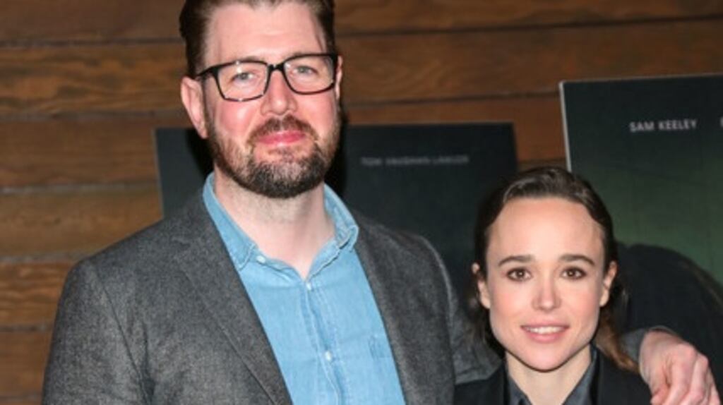 Film director David Freyne and actor Ellen Page at the première of ‘The Cured’