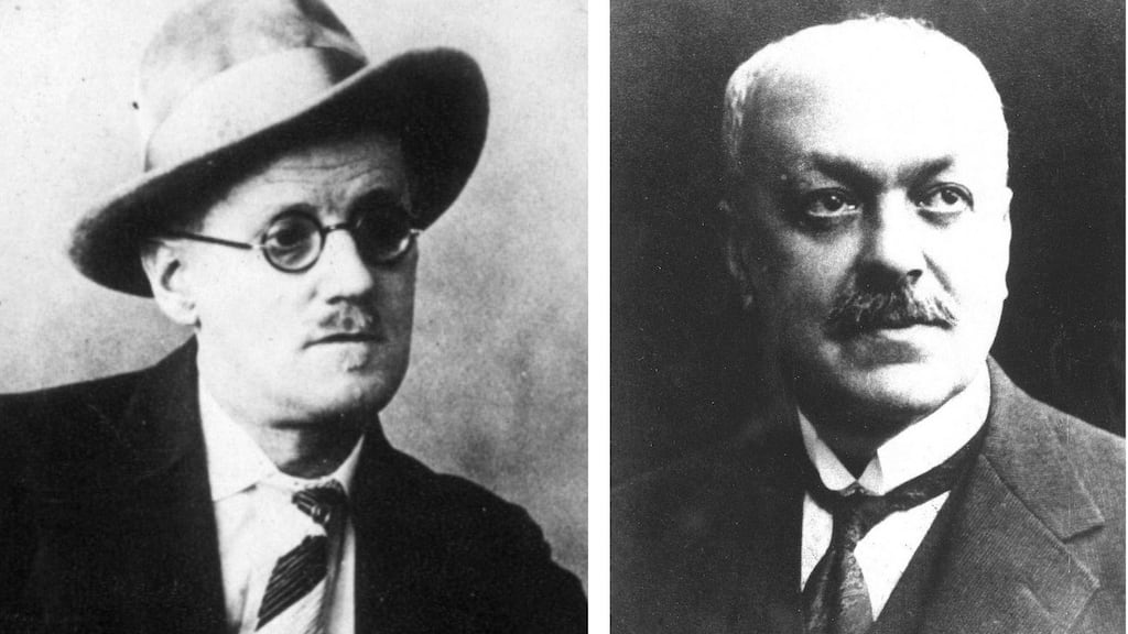 James Joyce and Italo Svevo: they complemented each other in a practical way – Joyce was a great borrower, Svevo a generous lender