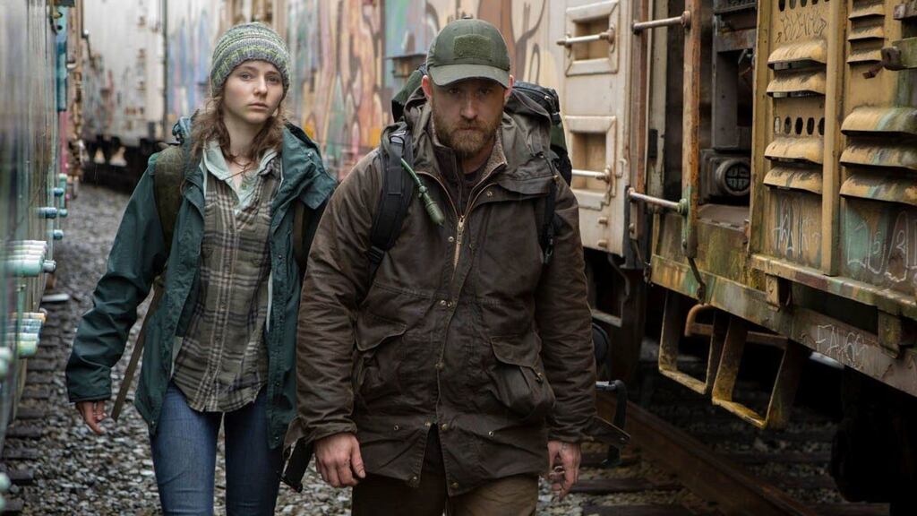 Thomasin McKenzie and Ben Foster in Debra Granik’s new feature film Leave No Trace