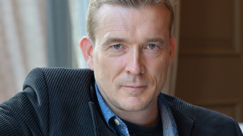 Author David Mitchell. Photograph: Alan Betson