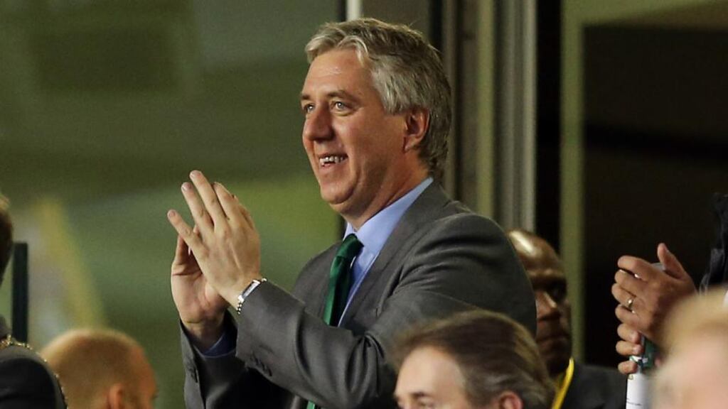 FAI chief executive John Delaney is in no rush to appoint Giovanni Trapattoni’s successor. Photograph: Cathal Noonan/Inpho