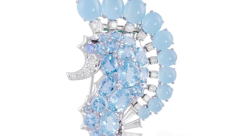 Seahorse brooch by Seaman Schepps