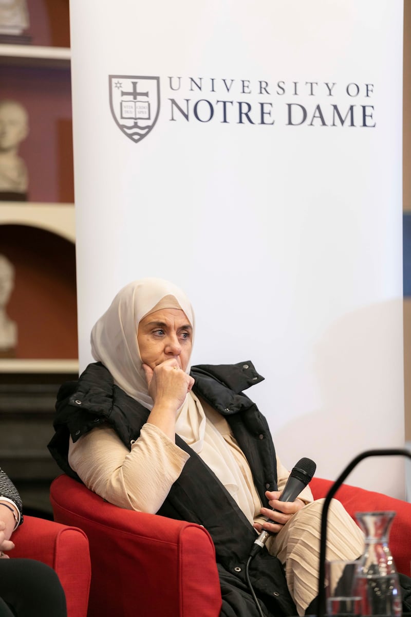 Lorraine O’Connor, a Dubliner and mother of four pictured at the Islam and Ireland conference at the Royal Irish Academy. She says she encountered scepticism and resistance when she converted to Islam in 2005.
