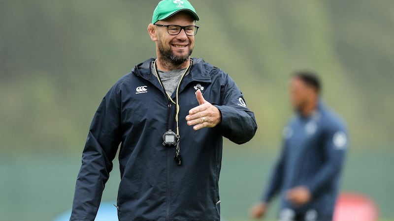 Ireland scrum coach Greg Feek does not mind the changeable weather in Japan. File photograph: Laszlo Geczo/Inpho