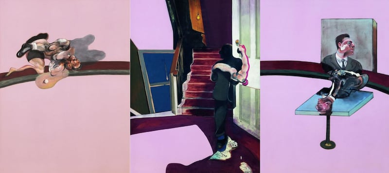 Francis Bacon’s triptych In Memory of George Dyer, from 1971. © The Estate of Francis Bacon/All rights reserved/ADAGP, Paris, and Dacs, London, 2019