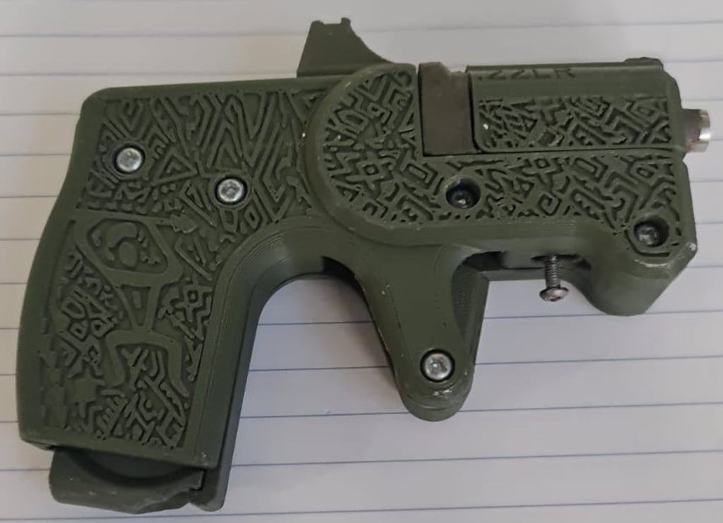 A 3D-printed gun seized by gardaí last Tuesday in Dublin. Photograph: An Garda Síochána