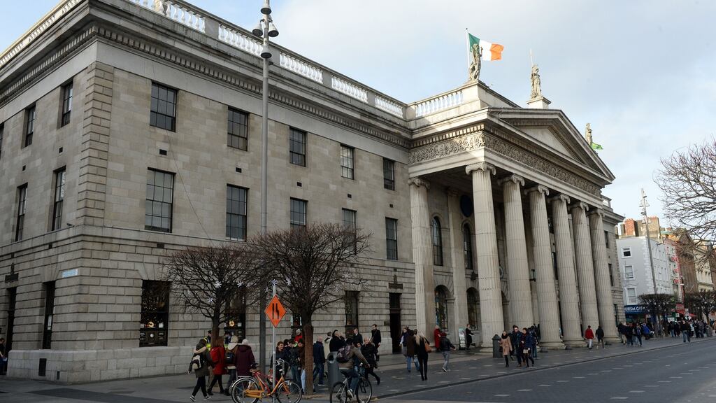 The GPO: The closure of rural post offices and redundancies are expected to be part of a plan to address An Post’s financial issues. Photograph: Eric Luke