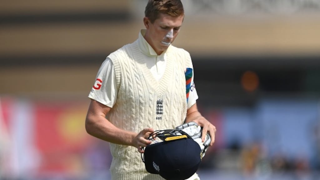 Zak Crawley struggled during the summer against India. Photograph: Stu Forster/Getty Images