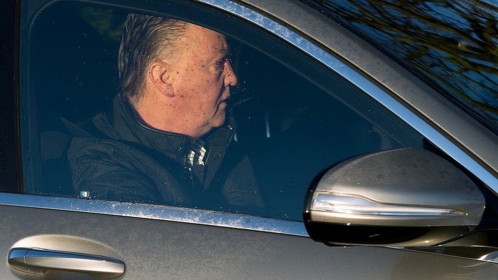 Speculation continues to mount on Manchester United’s Dutch manager Louis van Gaal’s future. Photograph: Getty Images