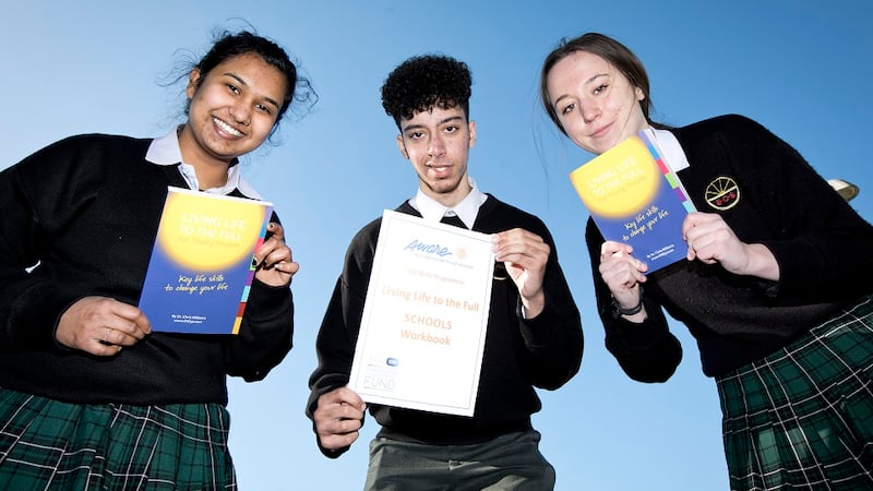 Aware’s Life Skills for Schools programme, helps students explore and learn how to understand the relationship between thoughts, feelings and actions.