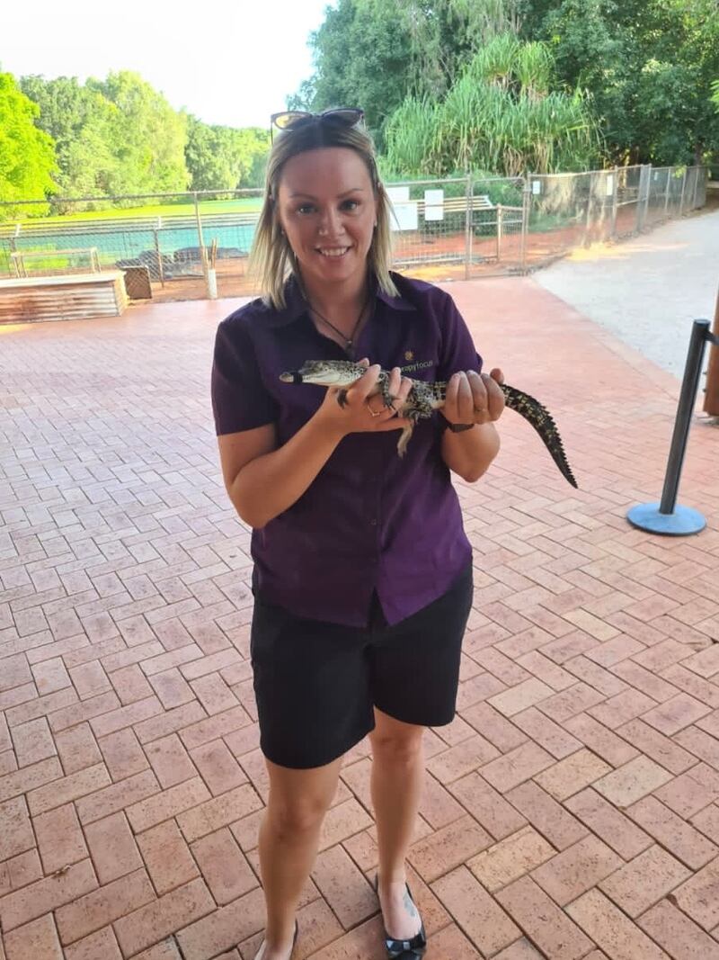 Andrea Mangan, originally from Conna, Co Cork. She moved to Perth in 2015 and became an Australian citizen in 2020.