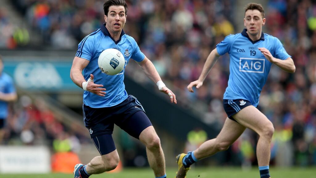 Michael Darragh Macauley: will be aiming to help Ballyboden to a first Dublin SFC title since 2015. Photograph: Ryan Byrne/Inpho