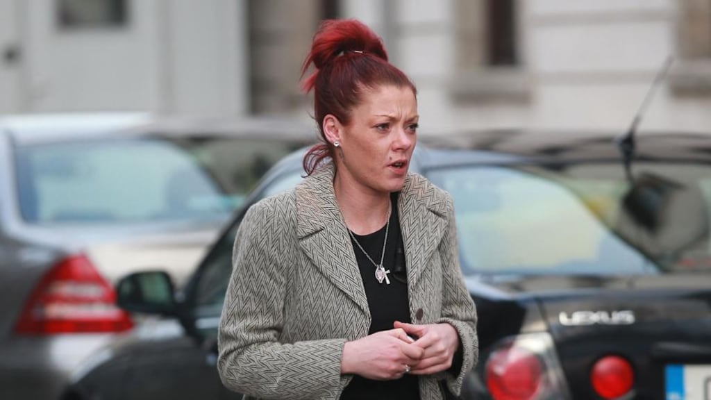 Josephine Tyrell, of Brehon Grove, Ballinteer, Dublin, leaving today after the Circuit Civil Court hearing. Photograph: Collins Courts